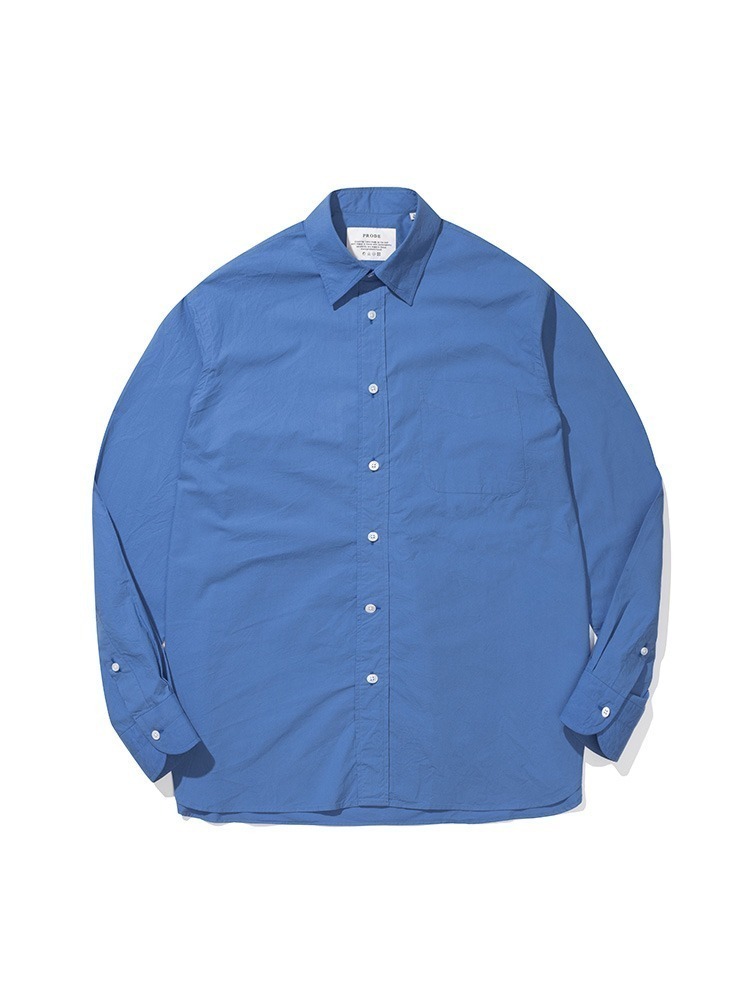 [릴렉스]P-960 베네치아 포플린 셔츠 (코발트 블루)